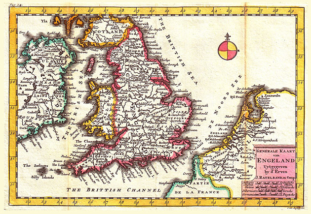 Engeland 1734 De la Feuille