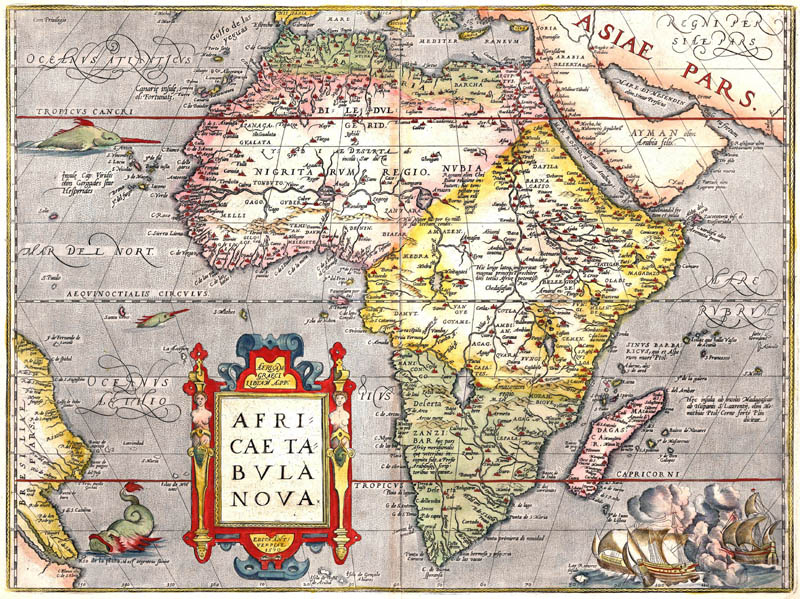 Afrika Oude Landkaarten En Plattegronden Oudelandkaarten Nl