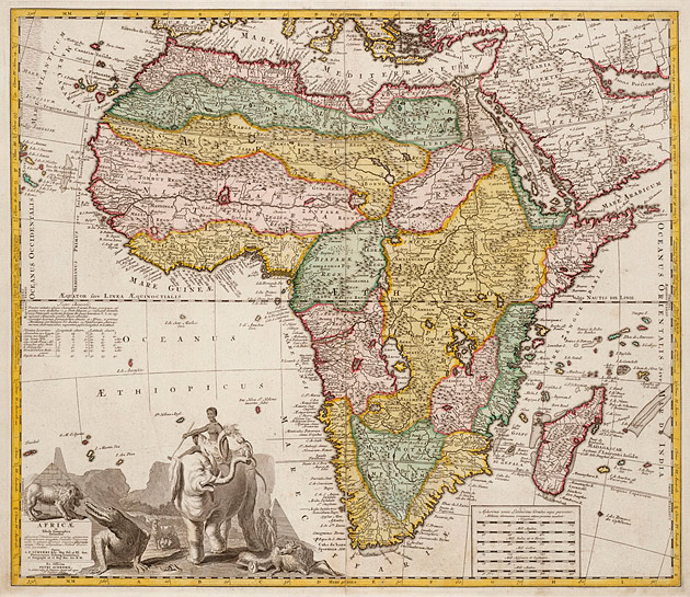 Afrika 1735 Ottens naar Visscher