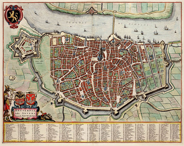 Antwerpen 1649 Blaeu