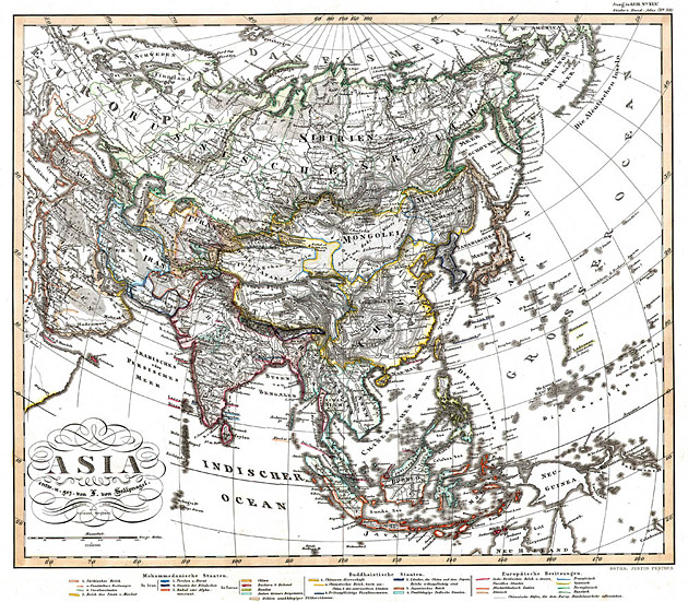 Azië 1853 von Stülpnagel