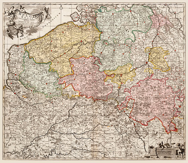 Belgii 1740 De Witt / Ottens