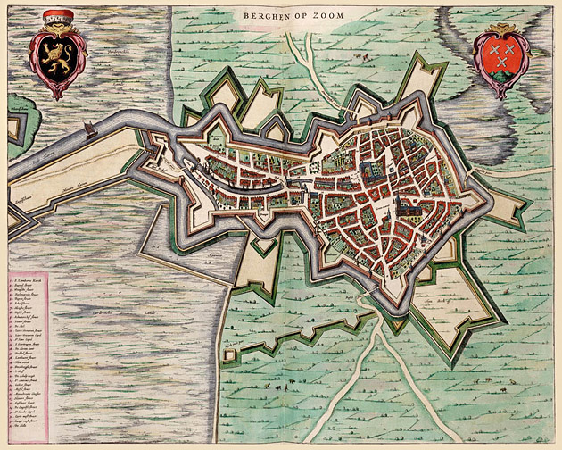 Bergen op Zoom 1649 Blaeu