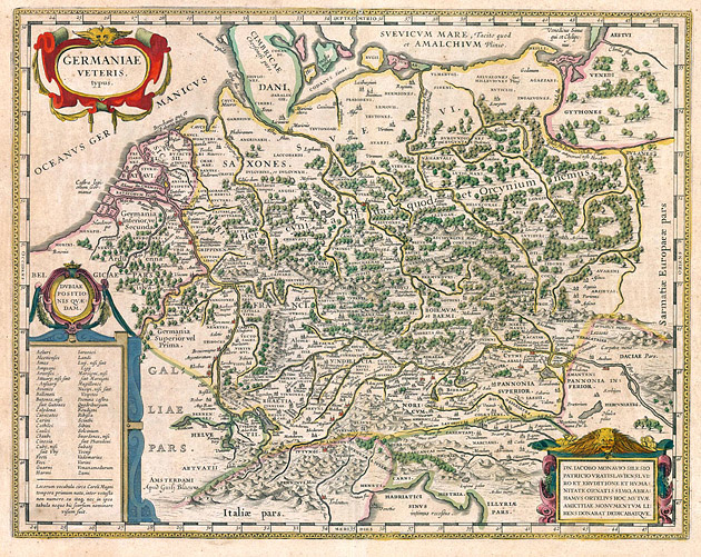 Germaniae 1645 Willem Blaeu