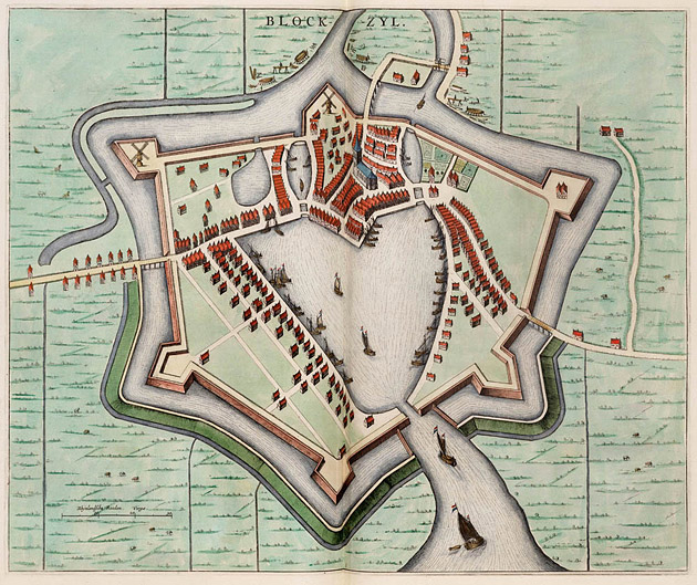 Blokzijl 1649 Blaeu