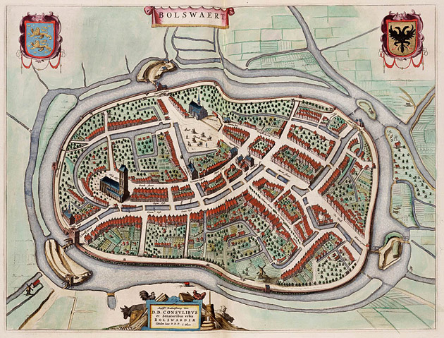 Bolsward 1649 Blaeu