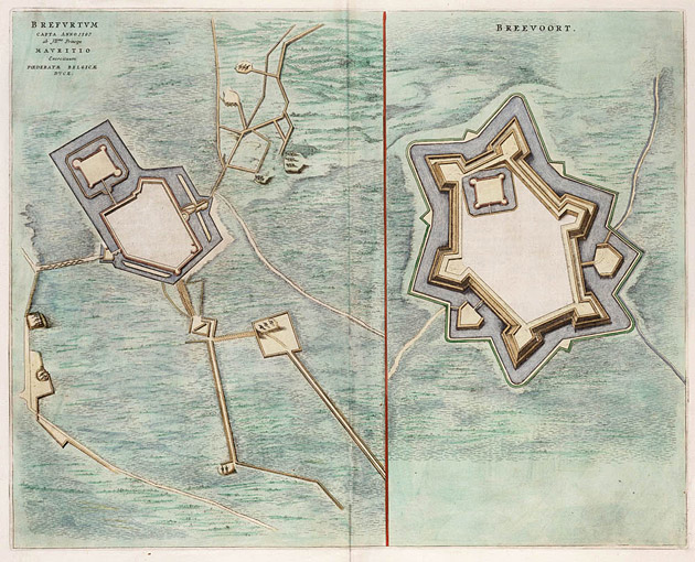 Bredevoort 1649 Blaeu belegering 1597