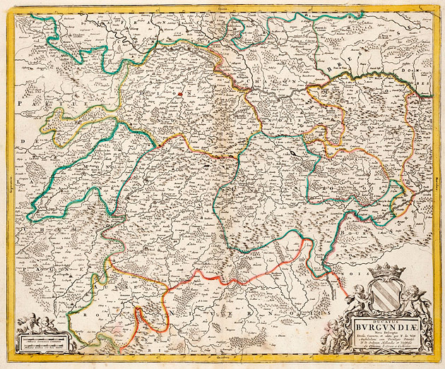 Burgundiae 1740 De Witte / Ottens