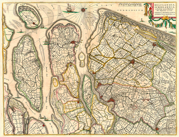 Delflandia 1649 Blaeu