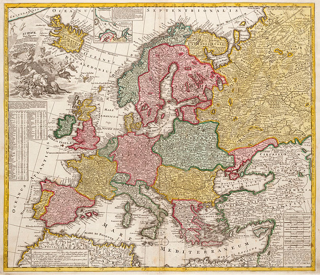 Europa 1735 Visscher / Ottens