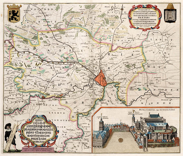 Gent+omgeving 1664 Blaeu