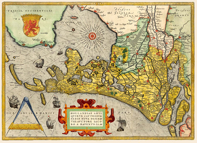 Holland 1584 Ortelius