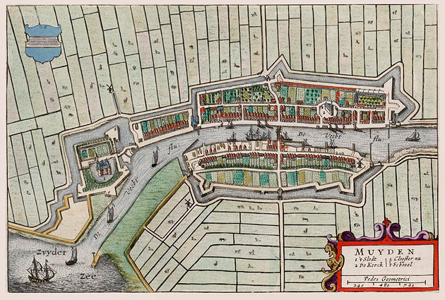 Muiden 1649 Blaeu