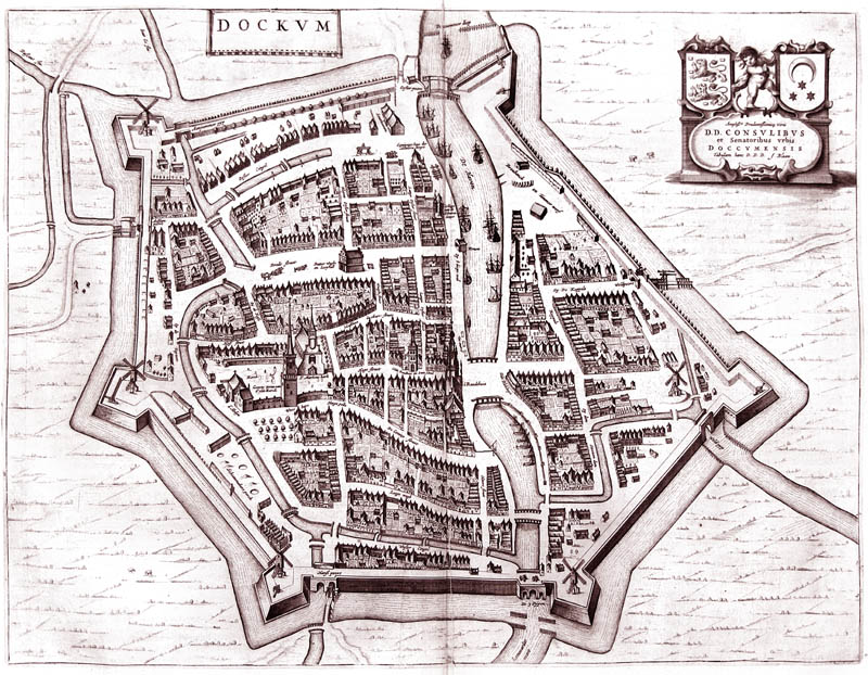 Dokkum 1649 Blaeu