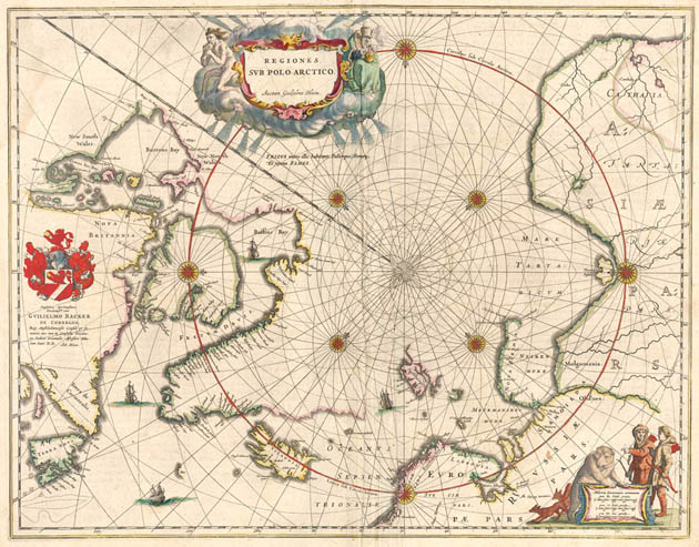 Noordpool 1645 Blaeu