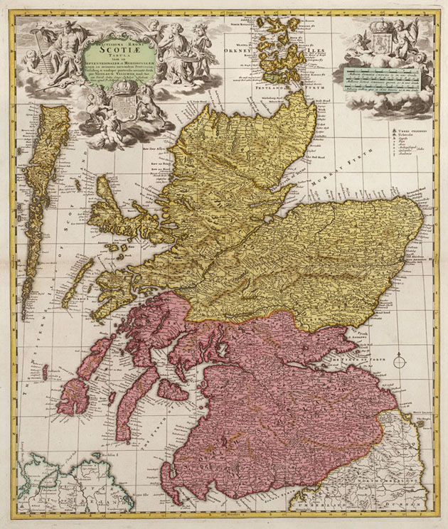 Scotiae (Schotland) 1740 Visscher - Ottens