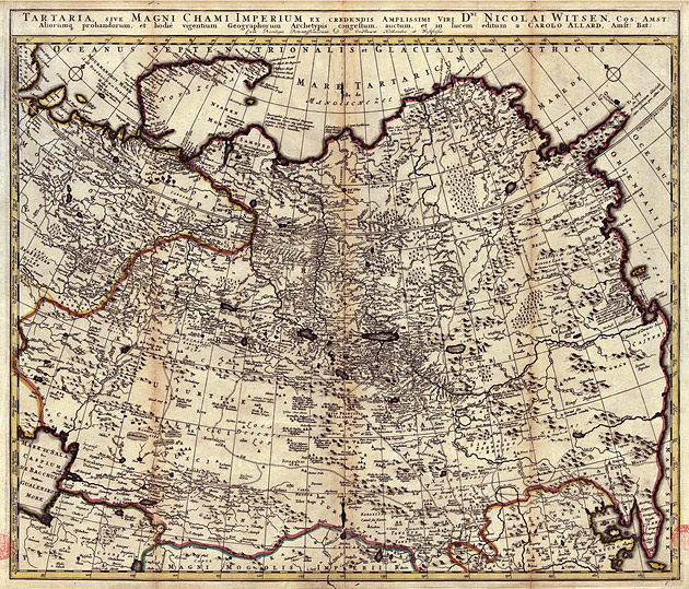Siberië Tartaria 1687 Witsen