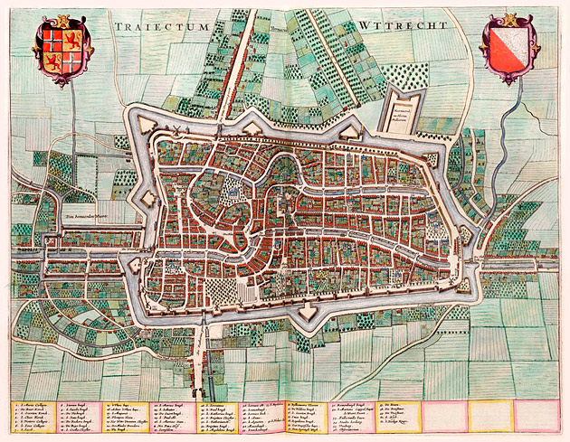 Utrecht 1649 Blaeu