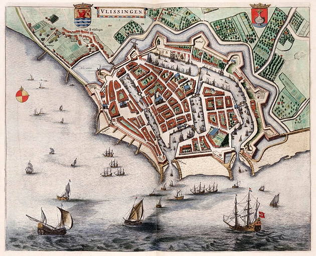 Vlissingen 1649 Blaeu